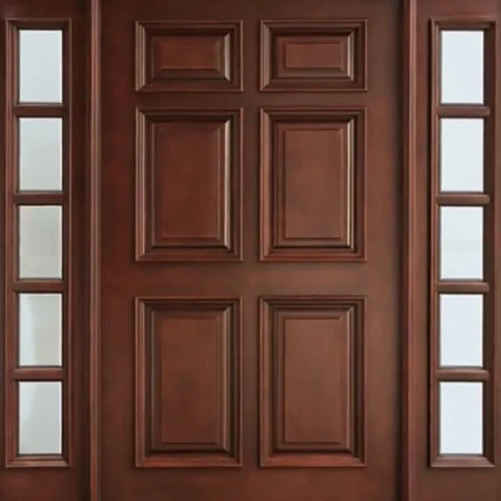 Наружная дверь из алюминия с двойным остеклением, двустворчатая дверь, раздвижные двери из закаленного стекла