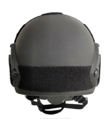 Баллистический шлем Nij Iiia UHMW-PE Пуленепробиваемая военная маска Черный