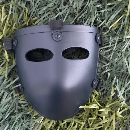 Черная пуленепробиваемая арамидная защитная маска Nij Iiia на половину/полно лица