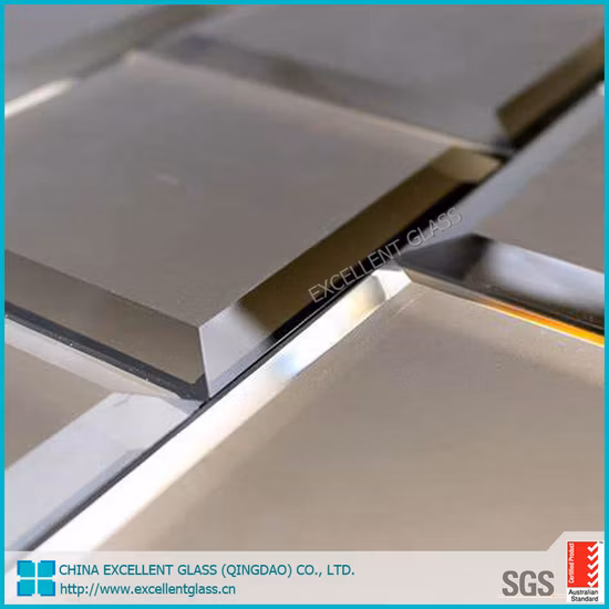 Зеркало 4 мм, глубокая обработка закаленного/тонированного флоат-стекла/солнечное/цветное зеркало/умная пленка/защитное/ламинированное/пуленепробиваемое/керамическое стекло с CE/ISO/SGS