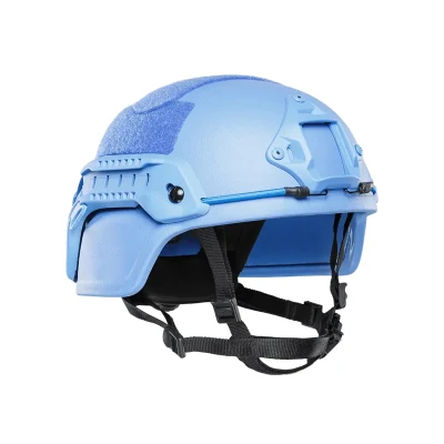 Синий баллистический полицейский шлем Nij Iiia, пуленепробиваемый шлем для военного использования